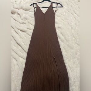 Abercrombie & Fitch Ribbed Midi Dress